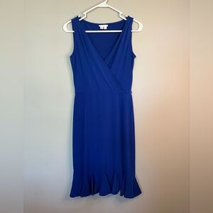 Elegant Blue London Times Sleeveless Dress Size 6